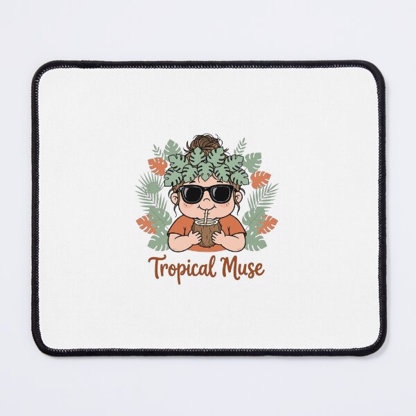 Item preview, Tropical Muse Summer Aesthetic Boho Palm Leaves Beach Vibe T-Shirt designed and sold by ismai6.