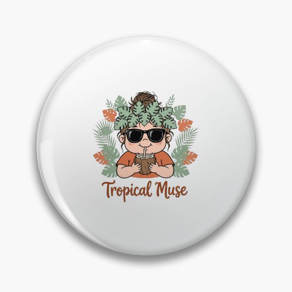 Item preview, Tropical Muse Summer Aesthetic Boho Palm Leaves Beach Vibe T-Shirt designed and sold by ismai6.