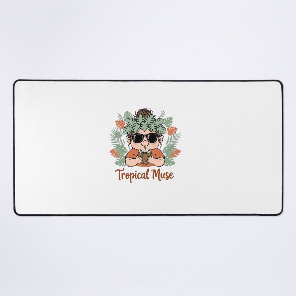 Item preview, Tropical Muse Summer Aesthetic Boho Palm Leaves Beach Vibe T-Shirt designed and sold by ismai6.