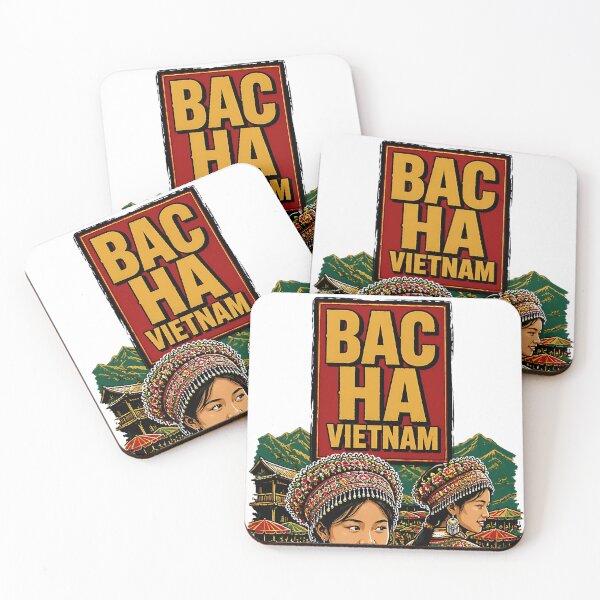 Item preview, Bac Ha Vietnam Vintage Travel Tourism designed and sold by TravelersGems.
