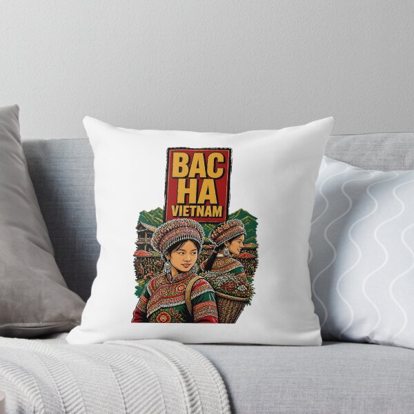 Item preview, Bac Ha Vietnam Vintage Travel Tourism designed and sold by TravelersGems.