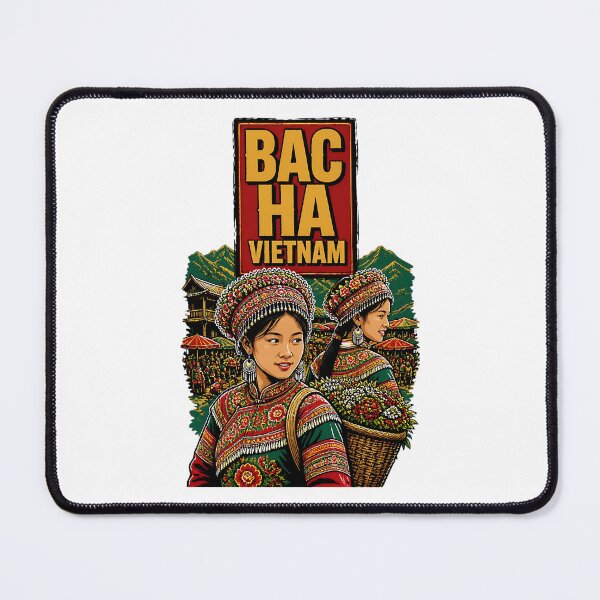 Item preview, Bac Ha Vietnam Vintage Travel Tourism designed and sold by TravelersGems.