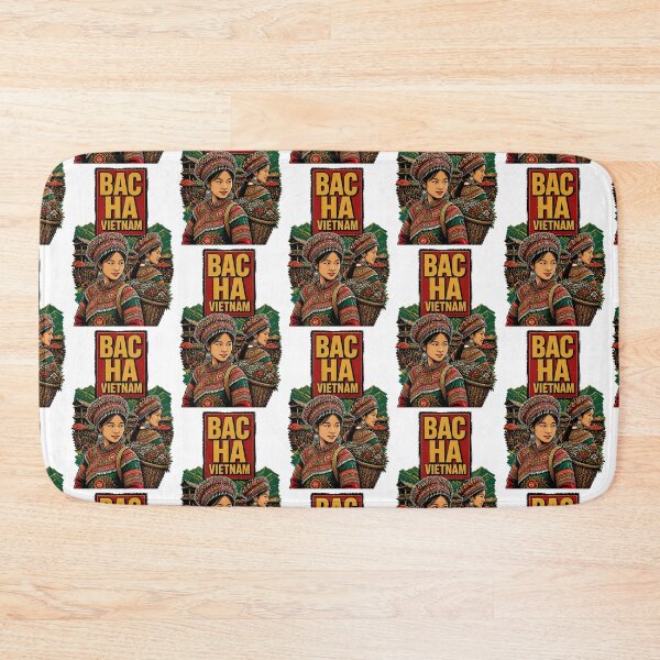 Item preview, Bac Ha Vietnam Vintage Travel Tourism designed and sold by TravelersGems.