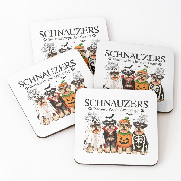 Item preview, Schnauzers Because People are Creepy Halloween Dog Costume  designed and sold by Byhergawaa.