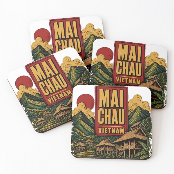 Item preview, Mai Chau Vietnam Vintage Travel Tourism designed and sold by TravelersGems.