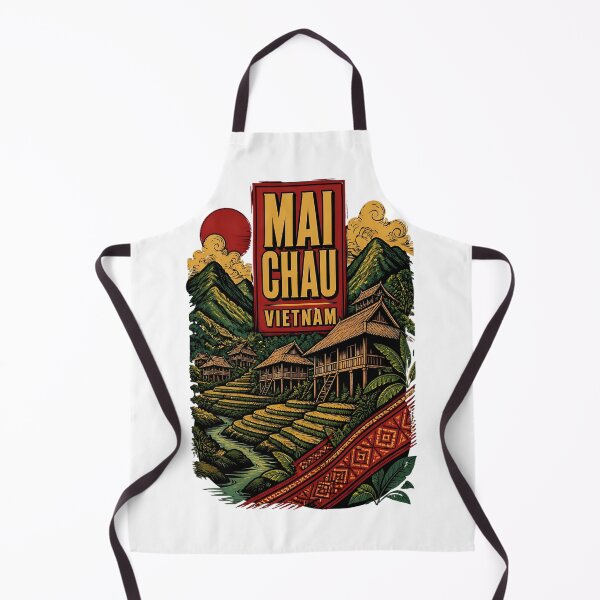 Item preview, Mai Chau Vietnam Vintage Travel Tourism designed and sold by TravelersGems.