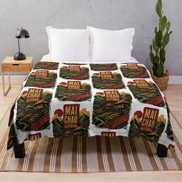 Item preview, Mai Chau Vietnam Vintage Travel Tourism designed and sold by TravelersGems.