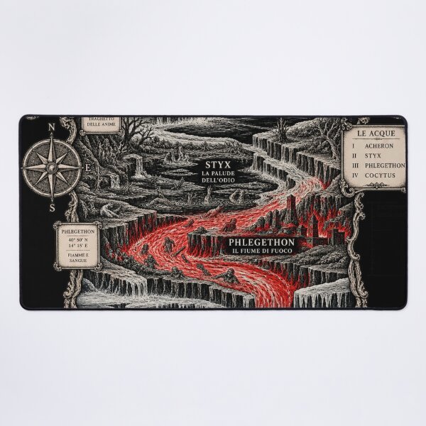 Item preview, Acque dell’Inferno — Hydrographic Survey of Hell designed and sold by Cohaagens Bazaar.