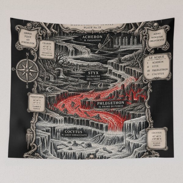 Item preview, Acque dell’Inferno — Hydrographic Survey of Hell designed and sold by Cohaagens Bazaar.