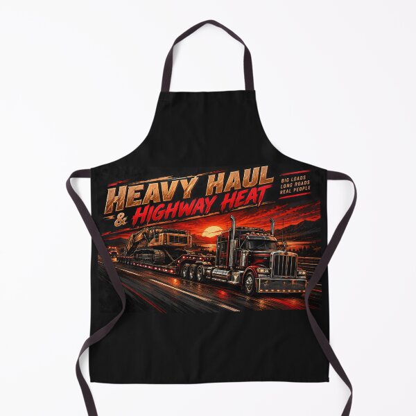 Item preview, Heavy Haul Highway Heat Trucker Shift Shirt designed and sold by StudioBilly3000.