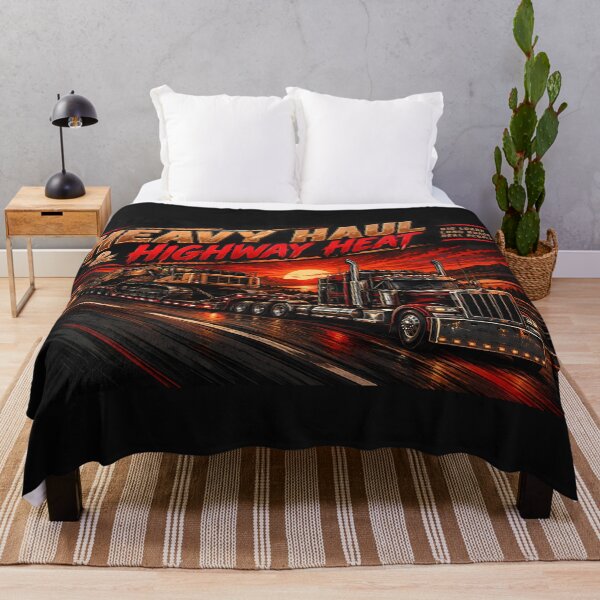 Item preview, Heavy Haul Highway Heat Trucker Shift Shirt designed and sold by StudioBilly3000.