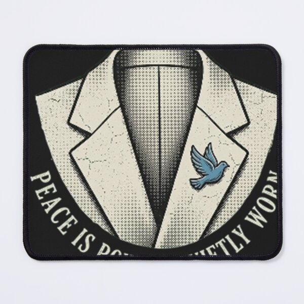 Item preview, Peace Is Power, Quietly Worn – Subtle Strength Quote Design designed and sold by RokomariFabric.