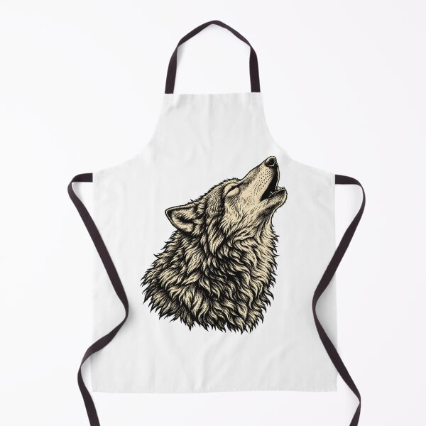 Item preview, Howling Wolf Realistic Detailed Nature Lover designed and sold by nortowelcomics.