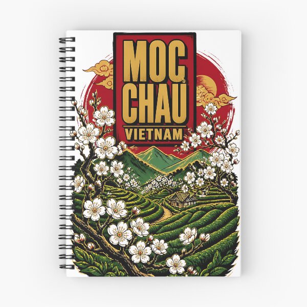 Item preview, Moc Chau Vietnam Vintage Travel Tourism designed and sold by TravelersGems.