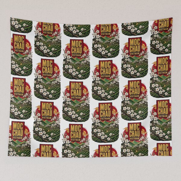 Item preview, Moc Chau Vietnam Vintage Travel Tourism designed and sold by TravelersGems.