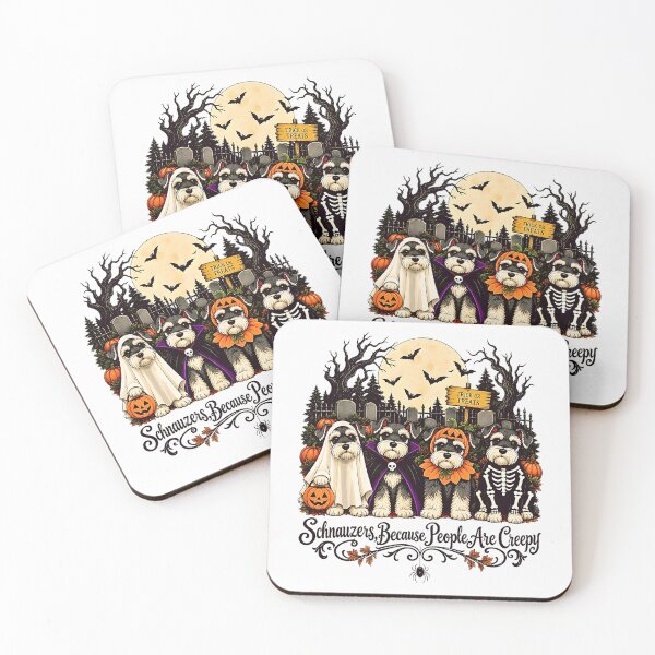 Item preview, Schnauzers Because People are Creepy Halloween Dog Costume  designed and sold by Byhergawaa.