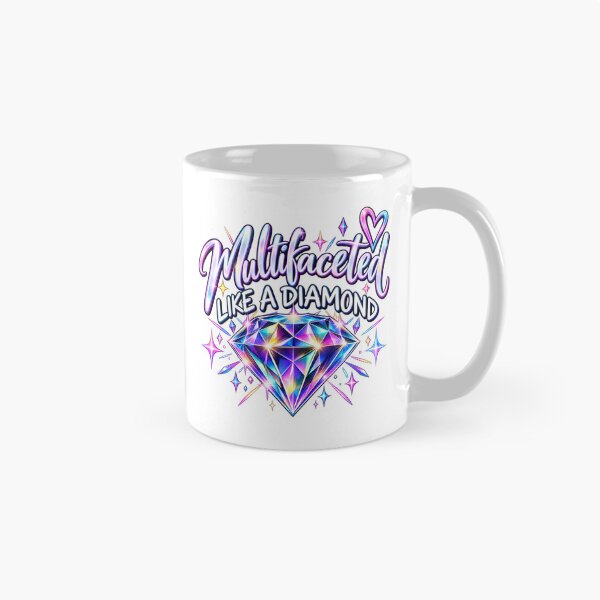 Item preview, Multifaceted Like a Diamond – Colorful Inspirational Diamond designed and sold by 11-Designs.
