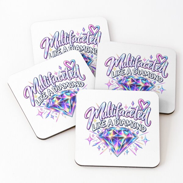 Item preview, Multifaceted Like a Diamond – Colorful Inspirational Diamond designed and sold by 11-Designs.