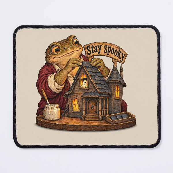 Item preview, Stay Spooky Toad Building Miniature Haunted House designed and sold by MythicCotton.