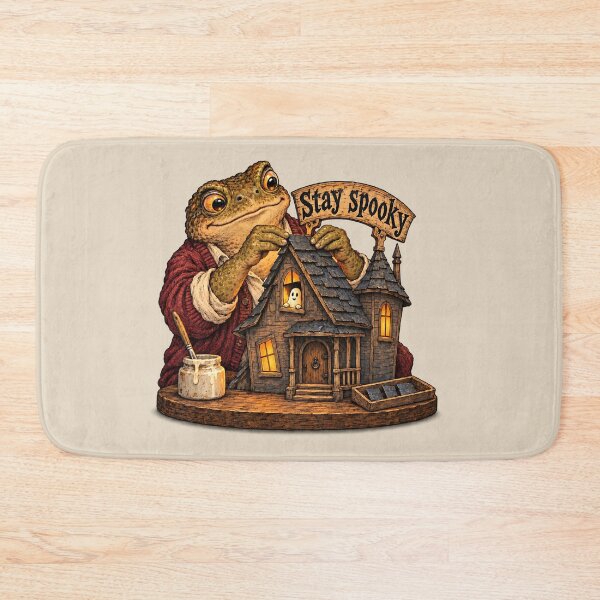 Item preview, Stay Spooky Toad Building Miniature Haunted House designed and sold by MythicCotton.