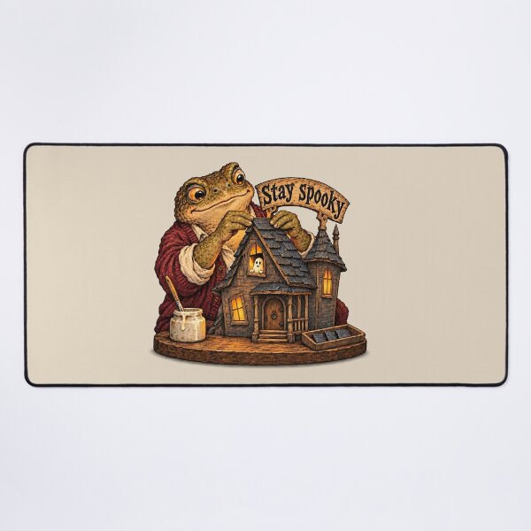 Item preview, Stay Spooky Toad Building Miniature Haunted House designed and sold by MythicCotton.