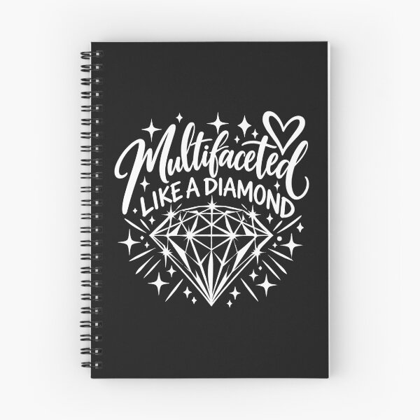 Item preview, Multifaceted Like a Diamond – White Diamond Inspirational Quote designed and sold by 11-Designs.