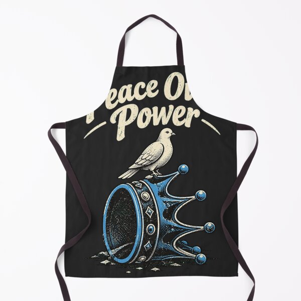 Item preview, Peace Over Power – Minimalist Values Quote Design designed and sold by RokomariFabric.