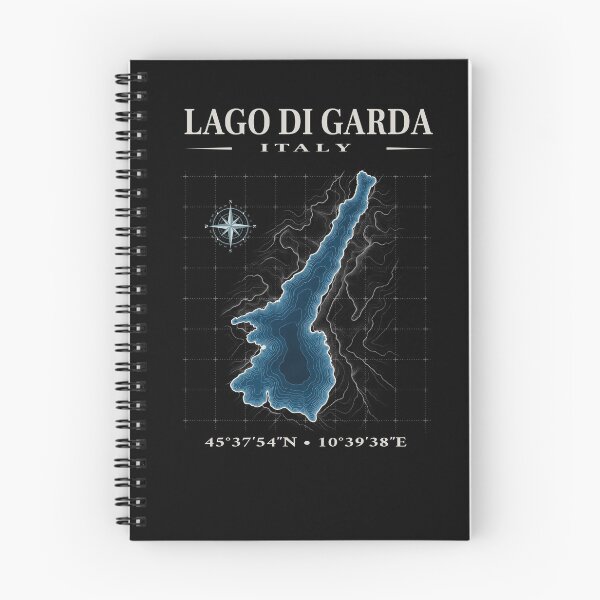 Item preview, Lake Garda (lago Di Garda), Italy: Topographic Map designed and sold by sbachstroem.
