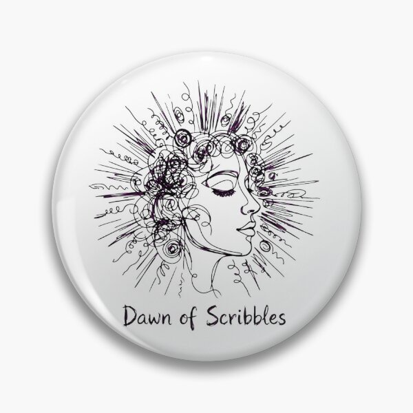 Item preview, Dawn of Scribbles Abstract Continuous Line Art Doodle Face T-Shirt designed and sold by ismai6.