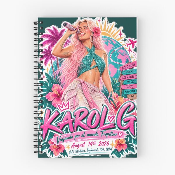 Item preview, KAROL G SoFi Stadium Inglewood CA USA August 14 2026 designed and sold by AndyGordon125.