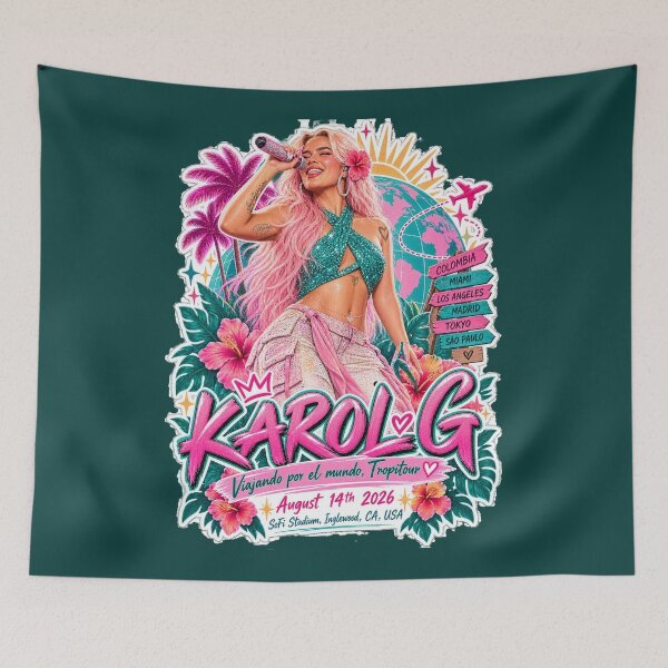 Item preview, KAROL G SoFi Stadium Inglewood CA USA August 14 2026 designed and sold by AndyGordon125.