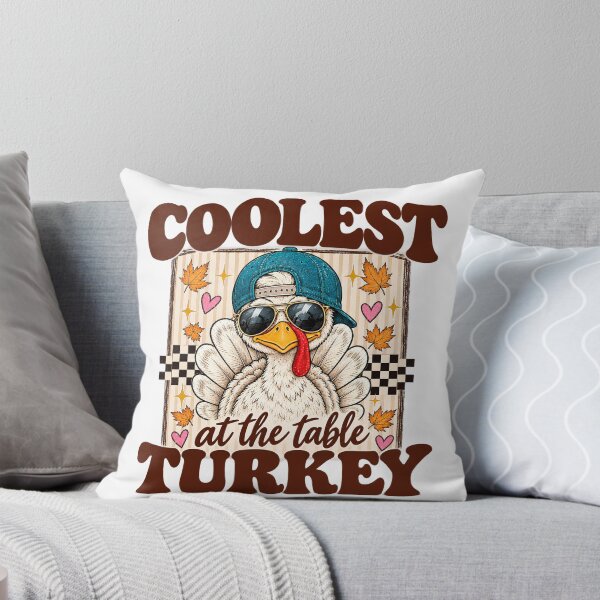 Item preview, Coolest Turkey At The Table Thanksgiving Kids Graphic  designed and sold by VGAfanatic.