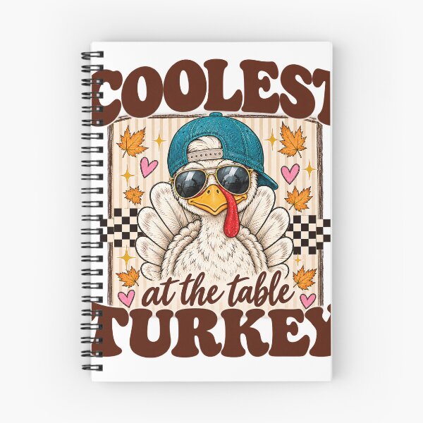 Item preview, Coolest Turkey At The Table Thanksgiving Kids Graphic  designed and sold by VGAfanatic.