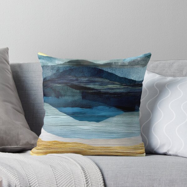 Item preview, Modern Art Blue Aqua Sky Over Golden Valley designed and sold by DEC02.