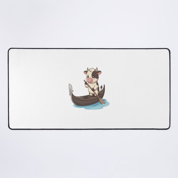 Item preview, Cute Cow Riding Venice Gondola designed and sold by Ella_Sketch.