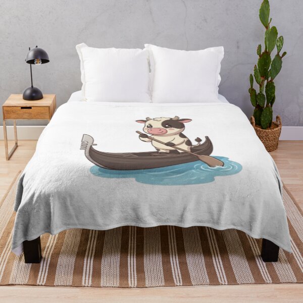 Item preview, Cute Cow Riding Venice Gondola designed and sold by Ella_Sketch.