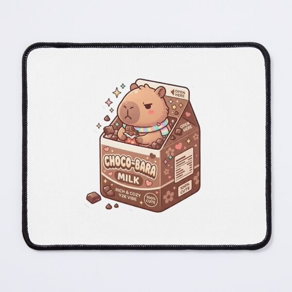 Item preview, Kawaii Capybara Choco-Bara Milk Carton Sticker | Cute Chocolate Y2K Coquette Aesthetic Sticker designed and sold by HOODYBUDSTYLES.