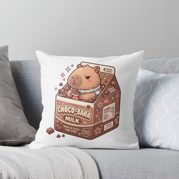 Item preview, Kawaii Capybara Choco-Bara Milk Carton Sticker | Cute Chocolate Y2K Coquette Aesthetic Sticker designed and sold by HOODYBUDSTYLES.
