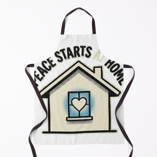 Item preview, Peace Starts at Home – Family Values Quote Design designed and sold by RokomariFabric.