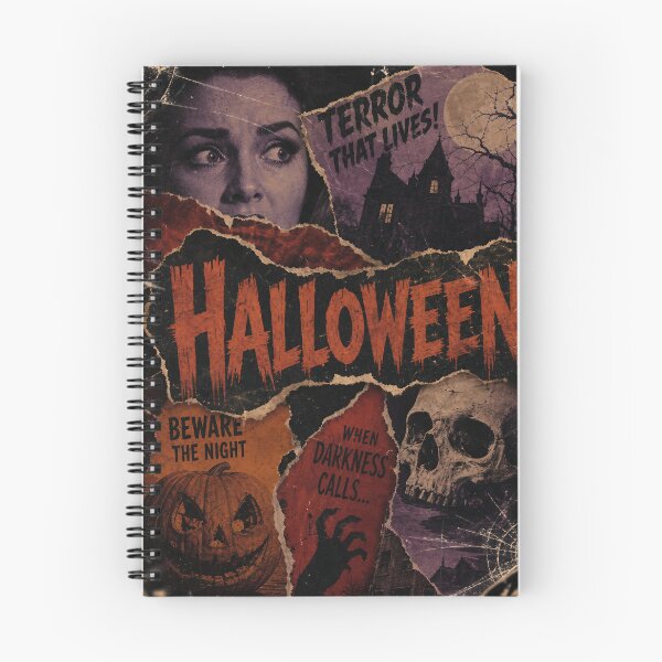 Item preview, Cracked Lens Halloween Horror Collage – Vintage Horror Posters, Gothic Nightmare designed and sold by Jandedan.