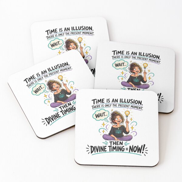 Item preview, Divine Timing Is NOW – Funny Present Moment Spiritual Humor designed and sold by 11-Designs.
