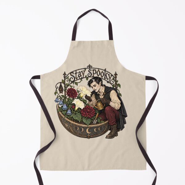 Item preview, Stay Spooky Gothic Vampire Gardener Moon Garden designed and sold by MythicCotton.