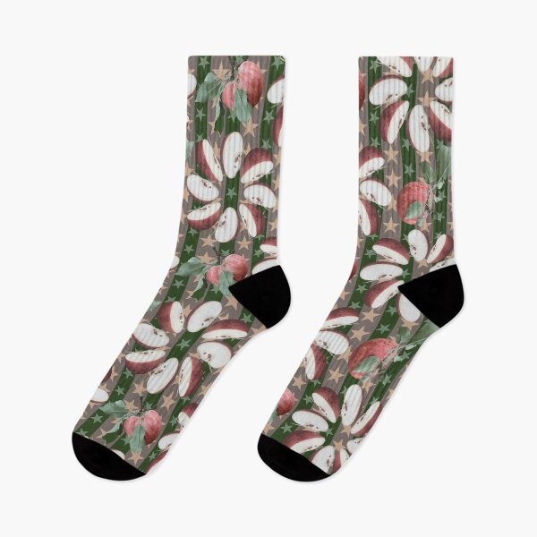 Item preview, Farm Fresh Apple Slice Radials on Stars & Stripes designed and sold by Digitalmyth's Designs.