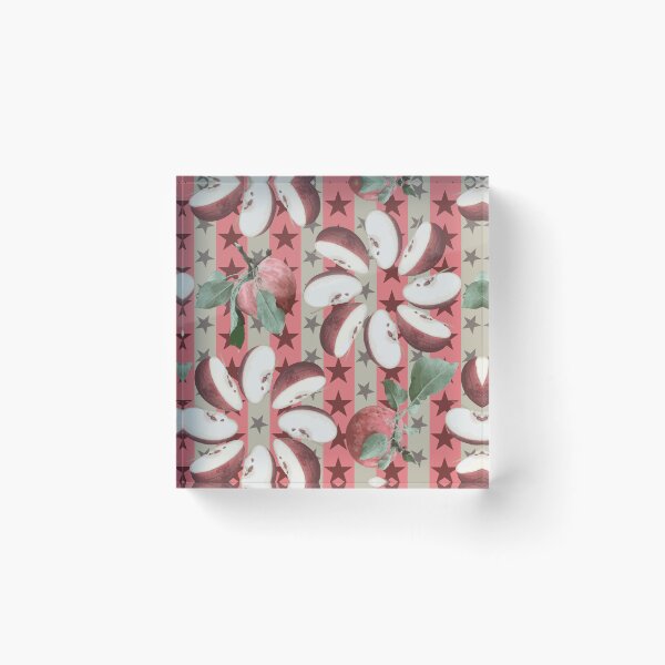 Item preview, More Farm Fresh Apple Slice Radials on Stars & Stripes designed and sold by Digitalmyth's Designs.