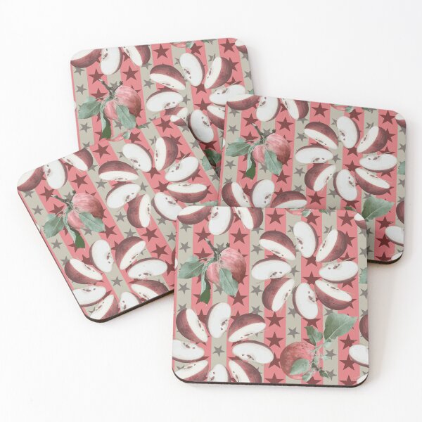 Item preview, More Farm Fresh Apple Slice Radials on Stars & Stripes designed and sold by Digitalmyth's Designs.
