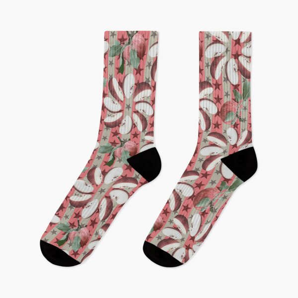 Item preview, More Farm Fresh Apple Slice Radials on Stars & Stripes designed and sold by Digitalmyth's Designs.