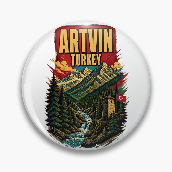 Item preview, Artvin Turkey Vintage Travel Tourism designed and sold by TravelersGems.
