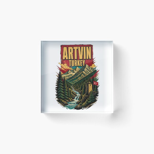 Item preview, Artvin Turkey Vintage Travel Tourism designed and sold by TravelersGems.