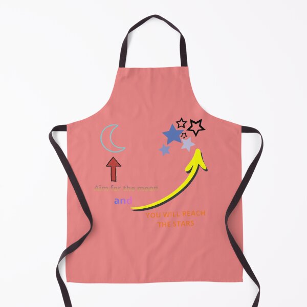 Item preview, aim for the moon and you will reach the stars quote design designed and sold by XertHardcore.