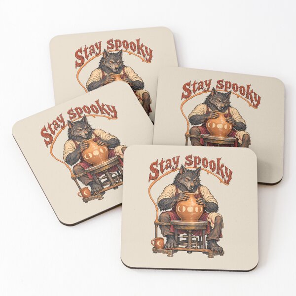 Item preview, Stay Spooky Werewolf Potter Clay Crafting designed and sold by MythicCotton.